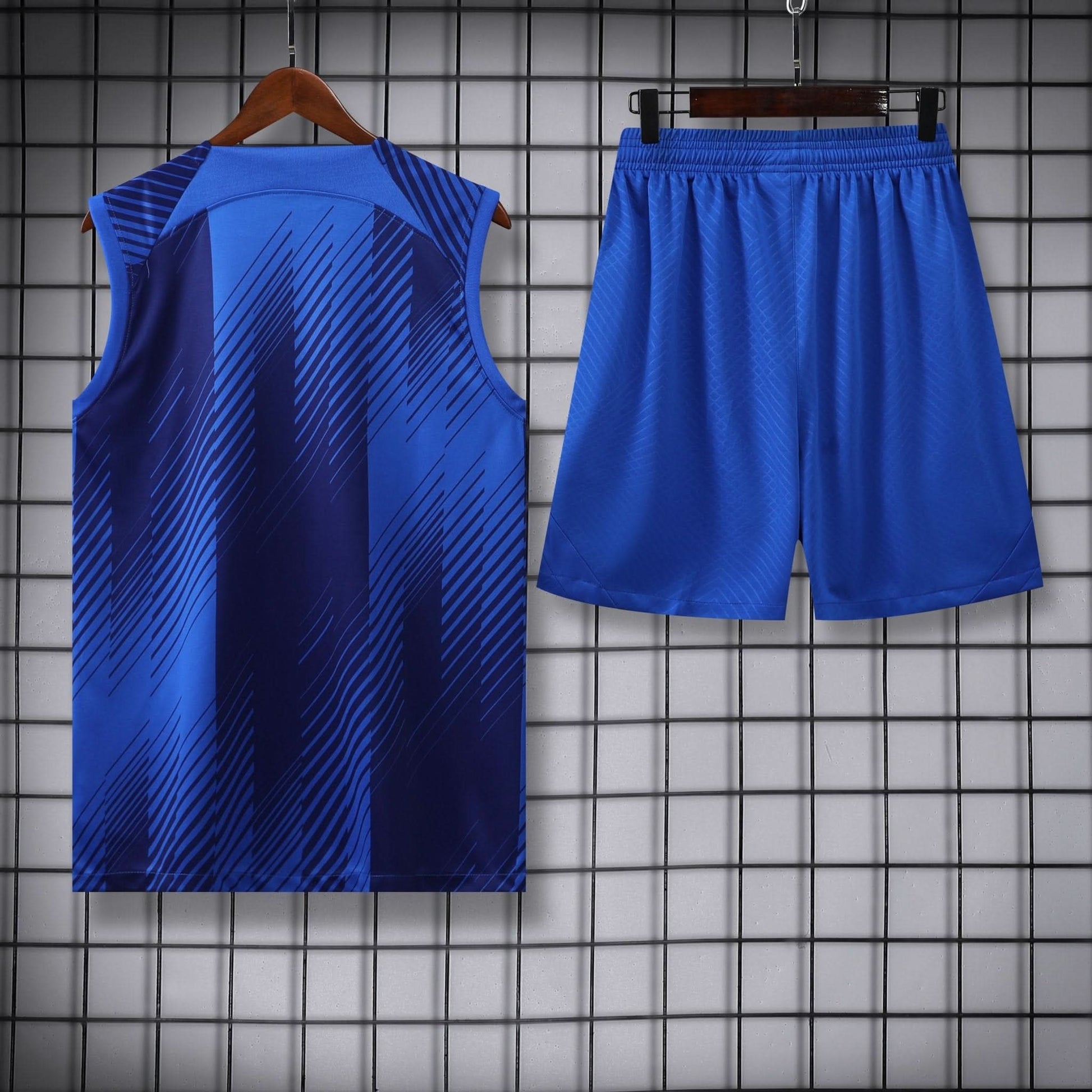 FCBarcelona 23/24 Blue Training Shirt - TheFutbolistaCloset