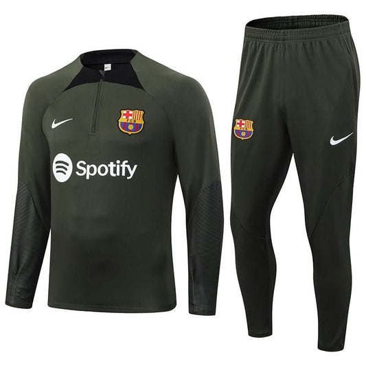 FCBarcelona 23/24 Dark Green Training Set - TheFutbolistaCloset
