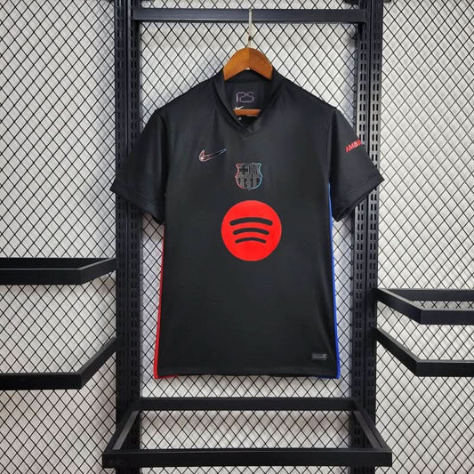 FCBarcelona 24/25 Away Shirt Short Logo - TheFutbolistaCloset