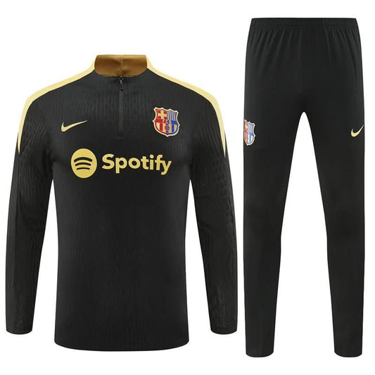 FCBarcelona 24/25 Black & Gold Training Set - TheFutbolistaCloset