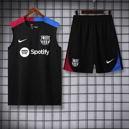 FCBarcelona 24/25 Black Training Shirt - TheFutbolistaCloset