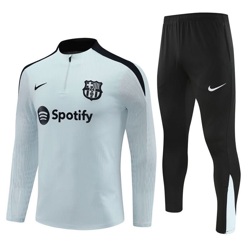 FCBarcelona 24/25 Grey & Black Training Set - TheFutbolistaCloset