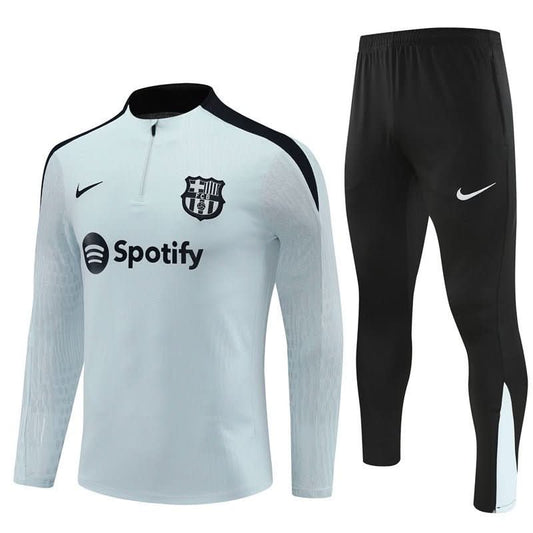 FCBarcelona 24/25 Grey & Black Training Set - TheFutbolistaCloset