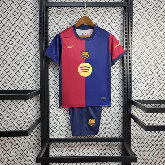 FCBarcelona 24/25 Home Kids Set - TheFutbolistaCloset