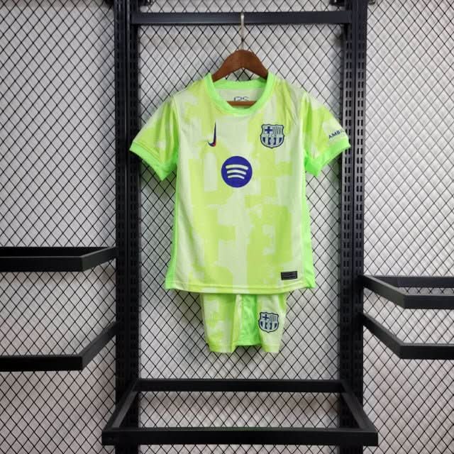 FCBarcelona 24/25 Third Kids Set - TheFutbolistaCloset