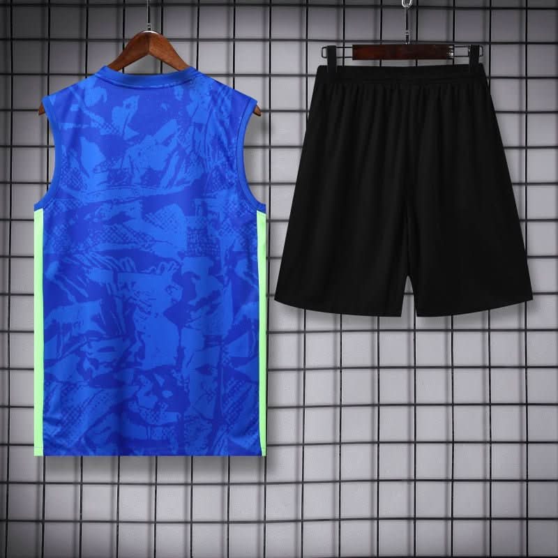 גופיית אימון ברצלונה 24/25 כחולה ירוקה - TheFutbolistaCloset