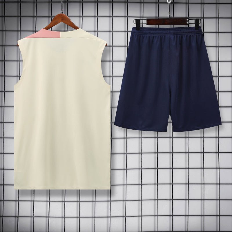 גופיית אימון ברצלונה 25/26 קרם כתומה - TheFutbolistaCloset