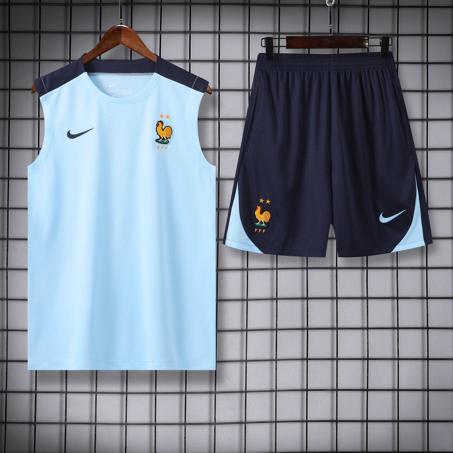גופיית אימון צרפת תכלת - TheFutbolistaCloset