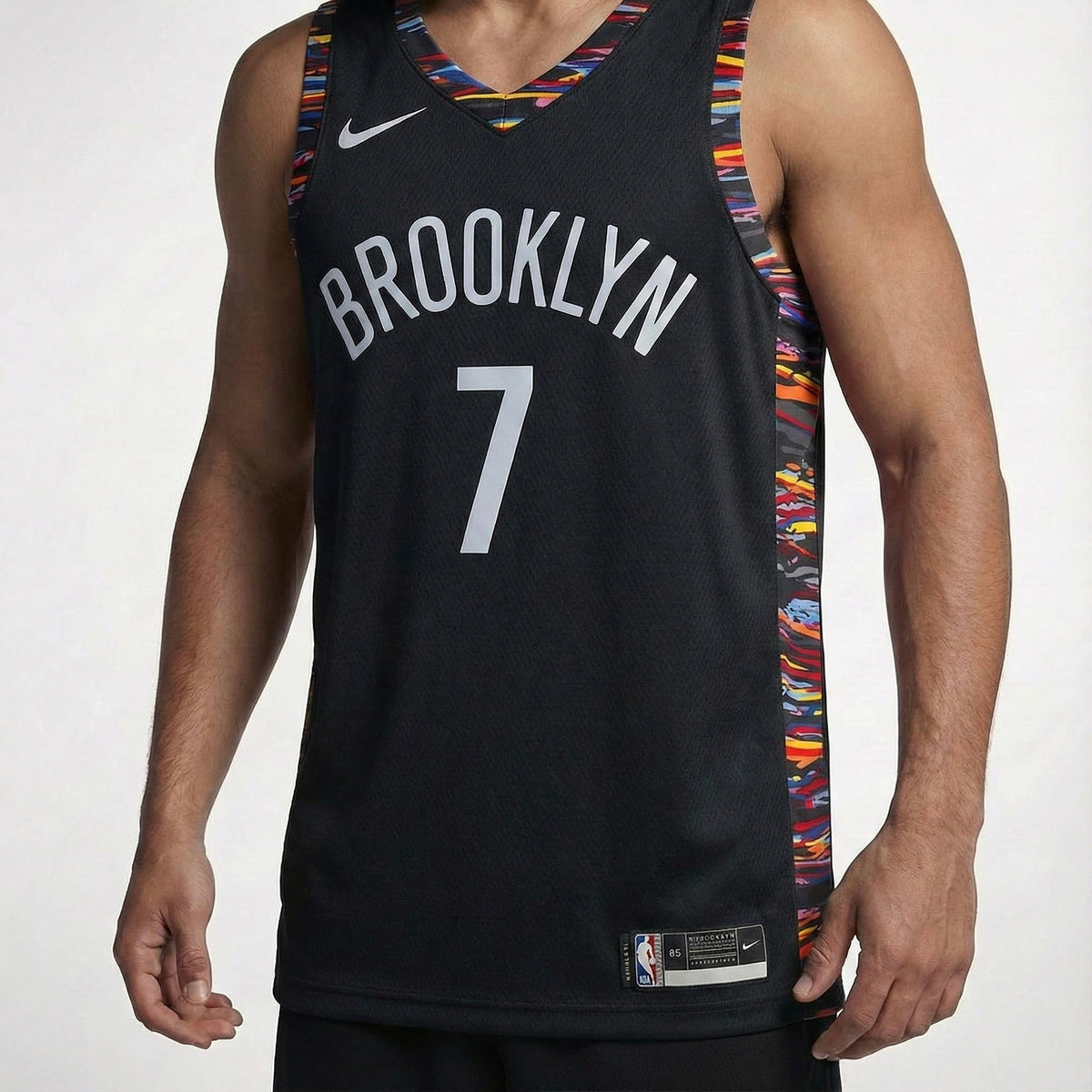 גופיית משחק רשמית ברוקלין נטס שחורה מיוחדת - TheFutbolistaCloset