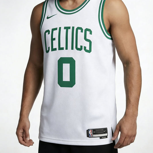 גופיית משחק רשמית בוסטון סלטיקס לבנה - TheFutbolistaCloset