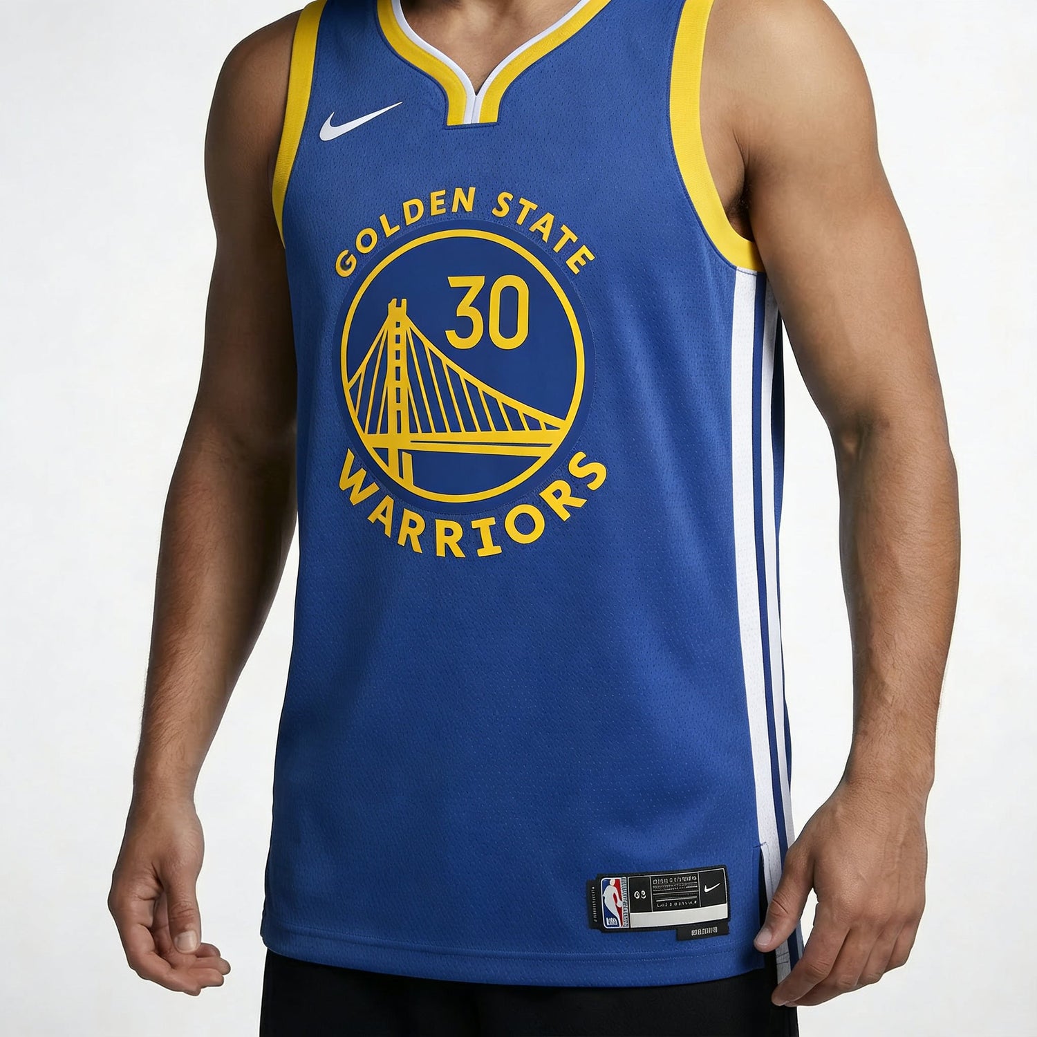 גופיית משחק גולדן סטייט ווריירס כחולה - TheFutbolistaCloset