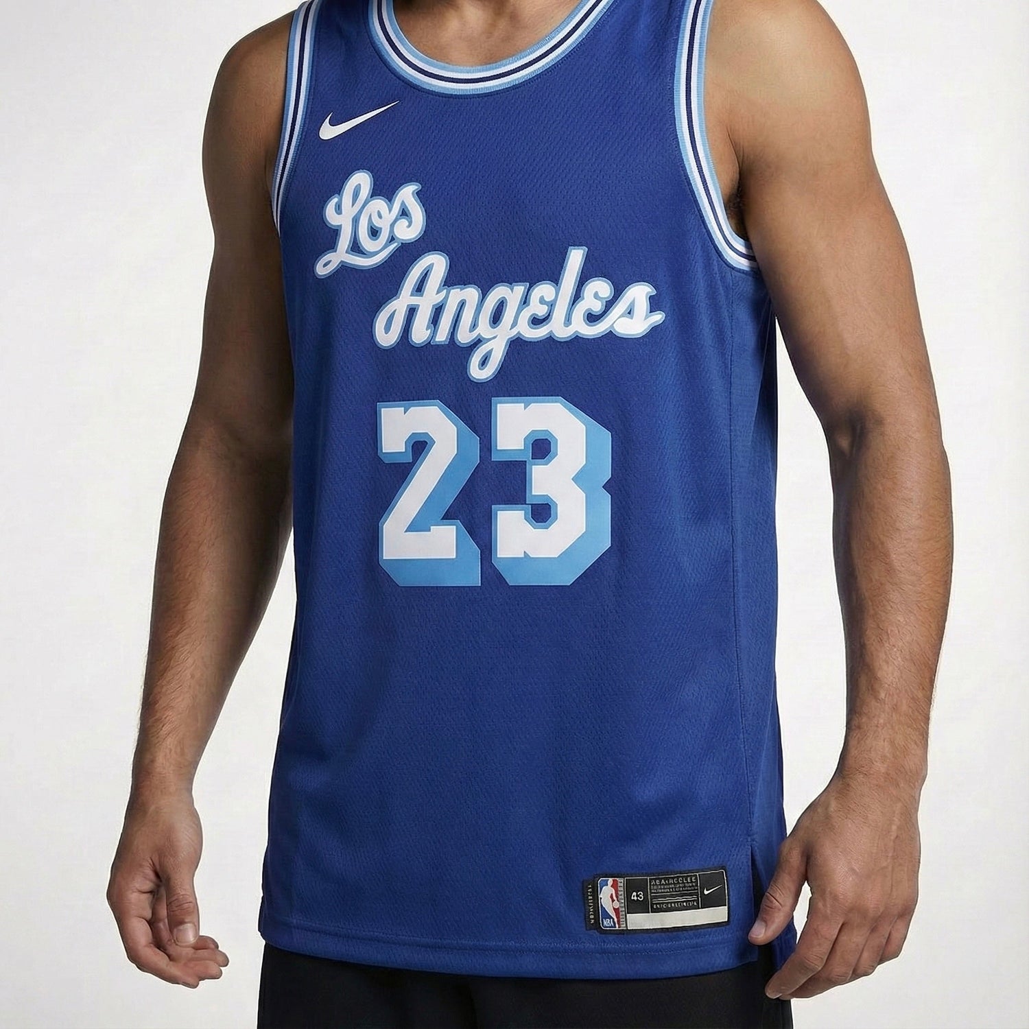 גופיית משחק לוס אנג׳לס לייקרס כחולה - TheFutbolistaCloset