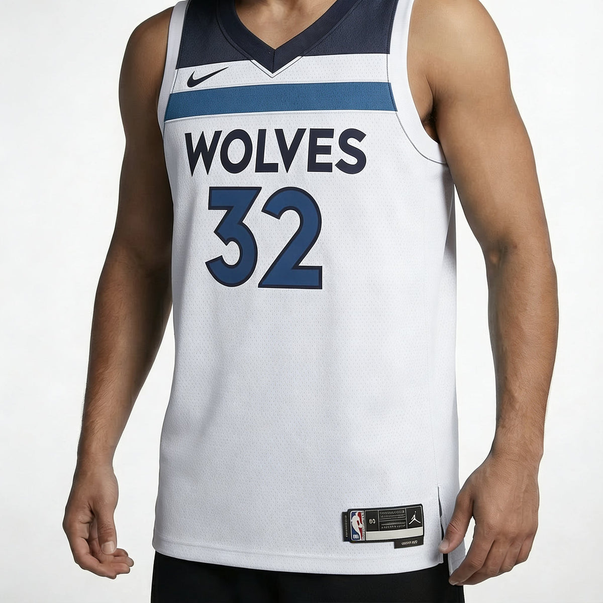 גופיית משחק רשמית מינסוטה טימברוולבס לבנה - TheFutbolistaCloset