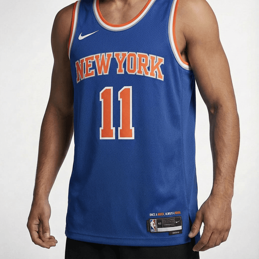 גופיית משחק ניו יורק ניקס כחולה - TheFutbolistaCloset