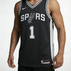 גופיית משחק רשמית סן אנטוניו ספרס שחורה