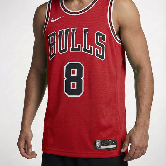 גופיית משחק רשמית שיקגו בולס אדומה - TheFutbolistaCloset