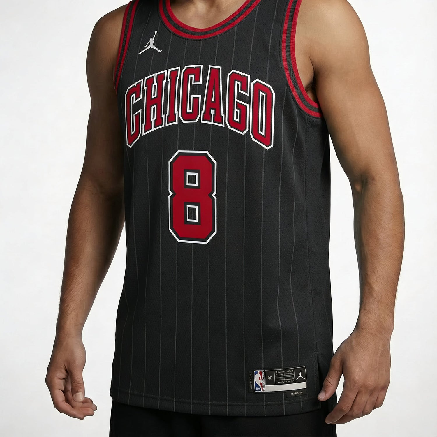 גופיית משחק שיקגו בולס שחורה - TheFutbolistaCloset