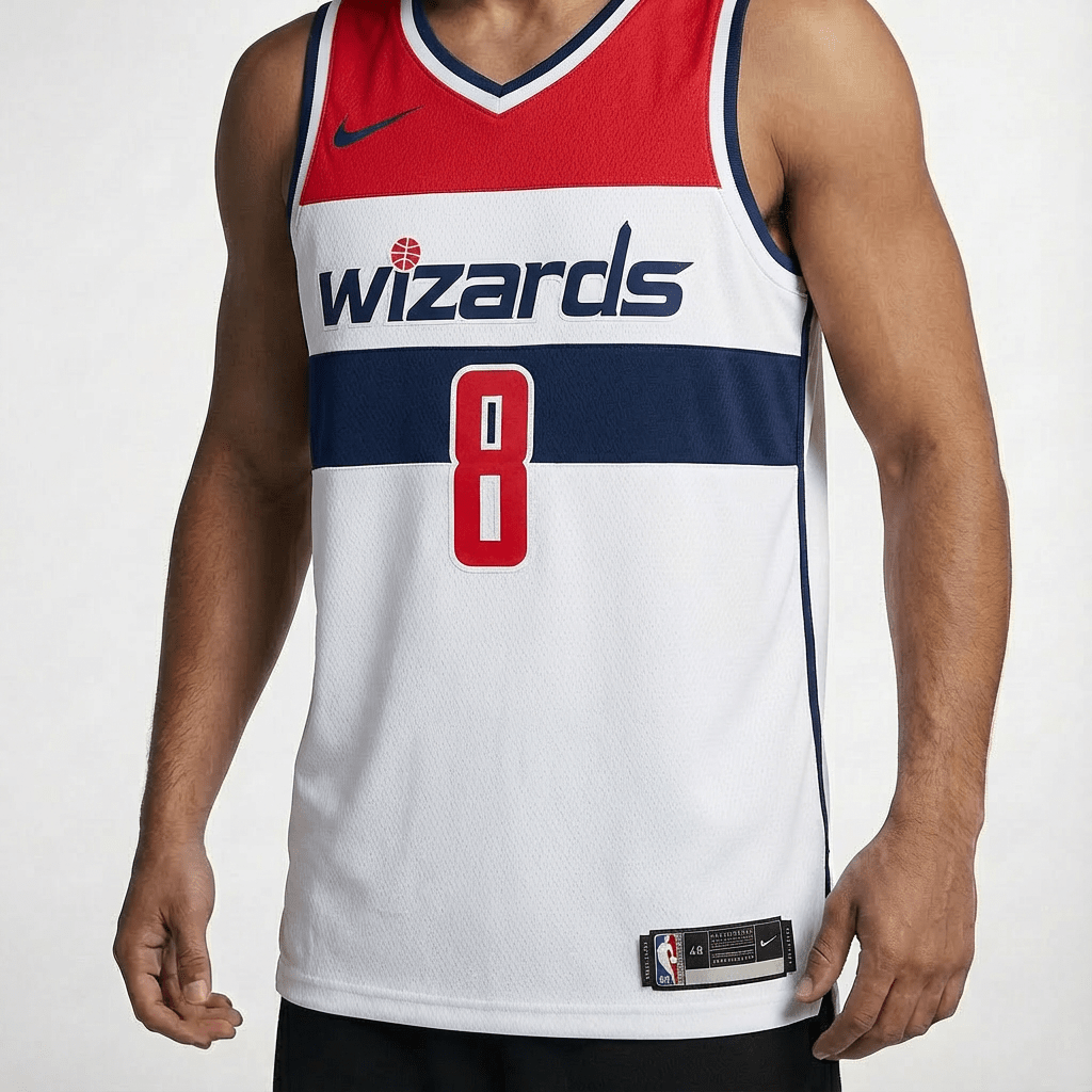 גופיית משחק רשמית וושינגטון ויזארדס לבנה - TheFutbolistaCloset