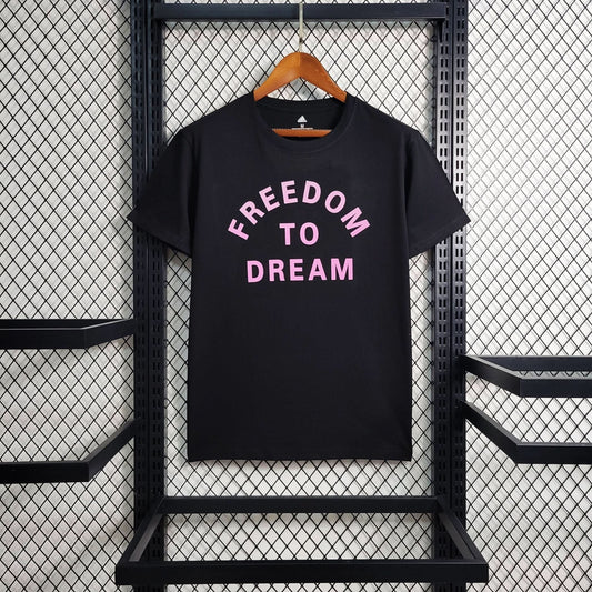 Inter Miami "Freedom To Dream" Black T-Shirt - TheFutbolistaCloset