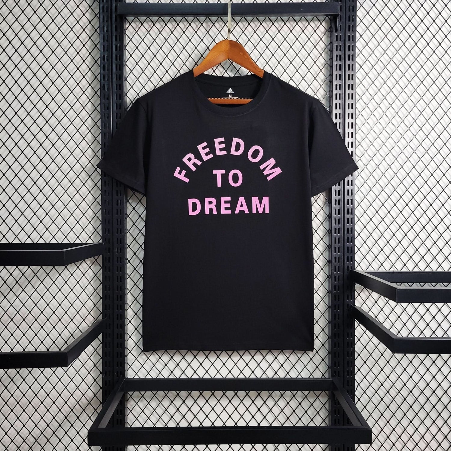 Inter Miami "Freedom To Dream" Black T-Shirt - TheFutbolistaCloset