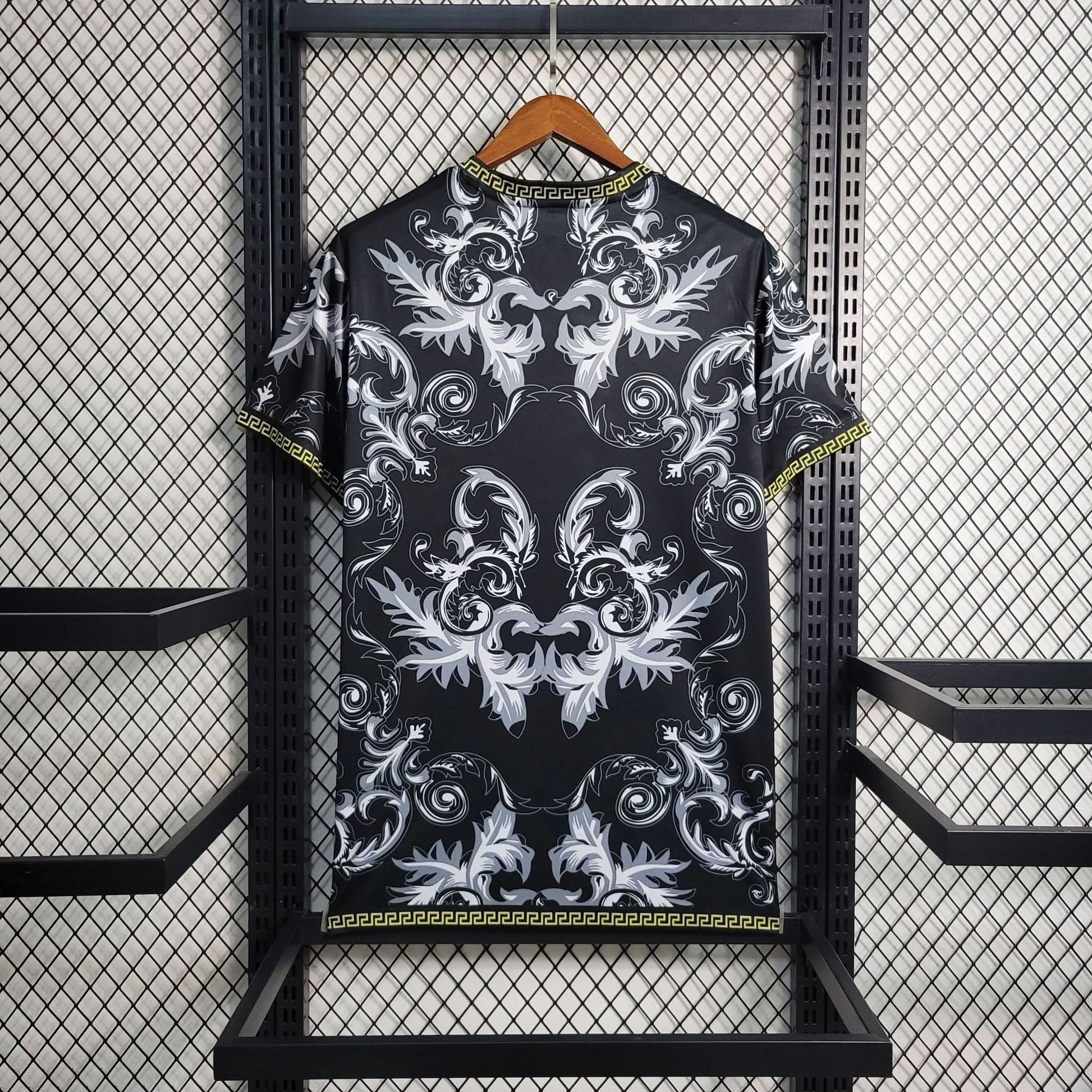 Italy Black Versace Special Edition Shirt - TheFutbolistaCloset