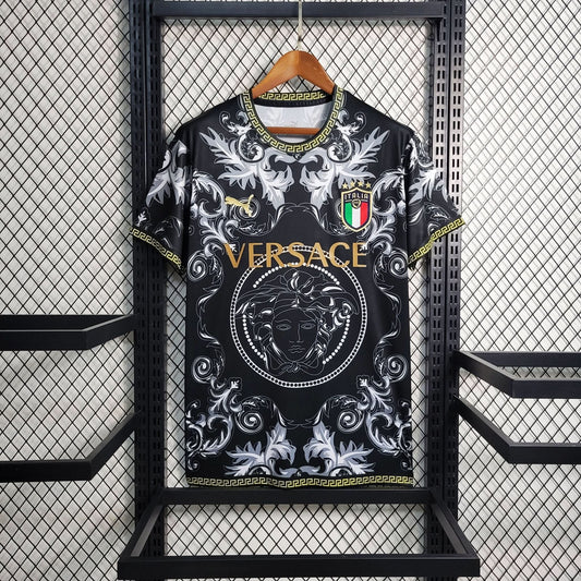 Italy Black Versace Special Edition Shirt - TheFutbolistaCloset