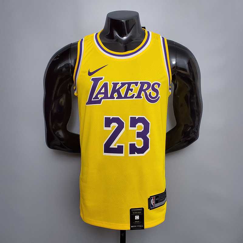 Los Angeles Lakers Yellow Purple Jersey - TheFutbolistaCloset