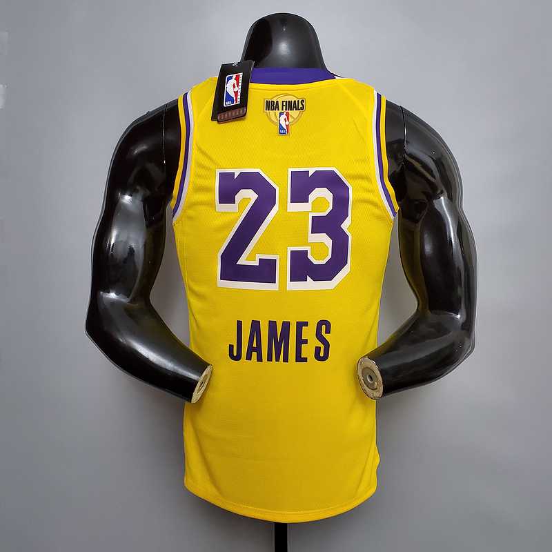 Los Angeles Lakers Yellow Purple Jersey - TheFutbolistaCloset