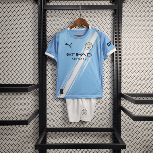 Manchester City 25/26 Home Kids Set - TheFutbolistaCloset