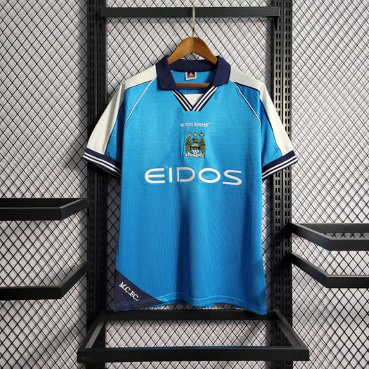 Manchester City 99/01 Home Shirt - TheFutbolistaCloset