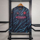 Manchester City Third Shirt Long Sleeve - TheFutbolistaCloset