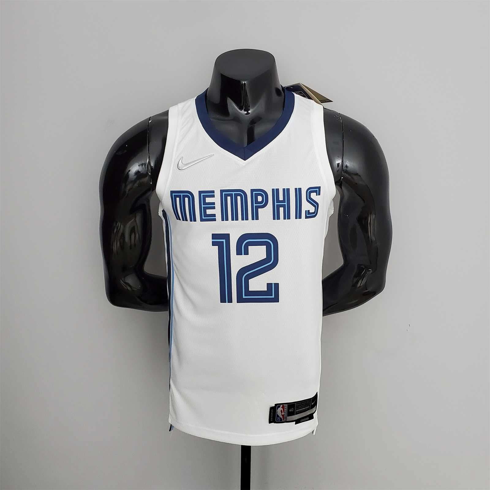 Memphis Grizzlies White Jersey - TheFutbolistaCloset