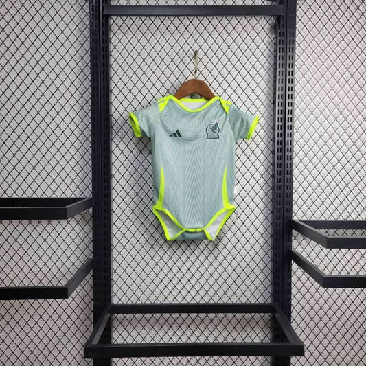 Mexico Copa America 2024 Away Babies Body Shirt - TheFutbolistaCloset