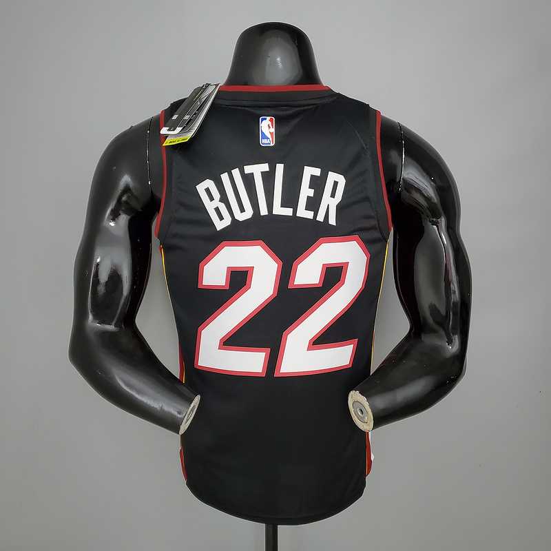 Miami Heat Black Red Jersey - TheFutbolistaCloset