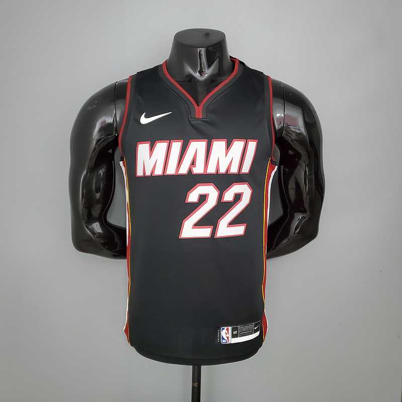 Miami Heat Black Red Jersey - TheFutbolistaCloset