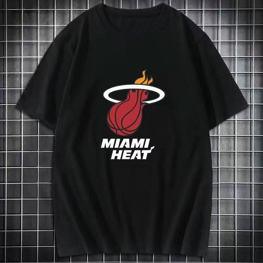 Miami Heat Black T-Shirt - TheFutbolistaCloset