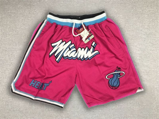 Miami Heat Just Don Pink Shorts - TheFutbolistaCloset
