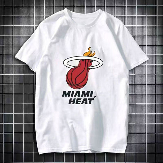 Miami Heat White T-Shirt - TheFutbolistaCloset
