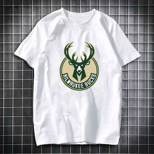 Milwaukee Bucks White T-Shirt - TheFutbolistaCloset