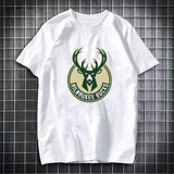 Milwaukee Bucks White T-Shirt - TheFutbolistaCloset