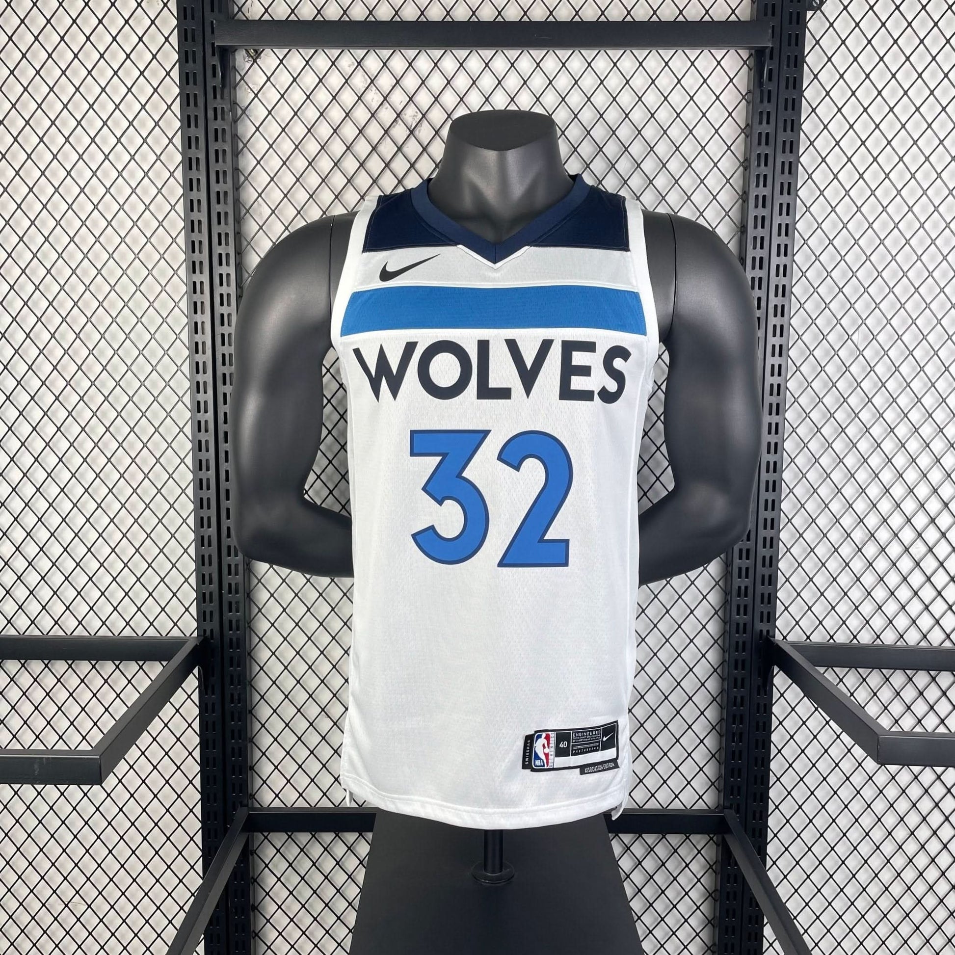 Minnesota Timberwolves White Jersey - TheFutbolistaCloset