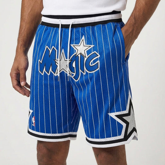 מכנסיי ג׳אסט דון אורלנדו מג׳יק בצבע כחול - TheFutbolistaCloset