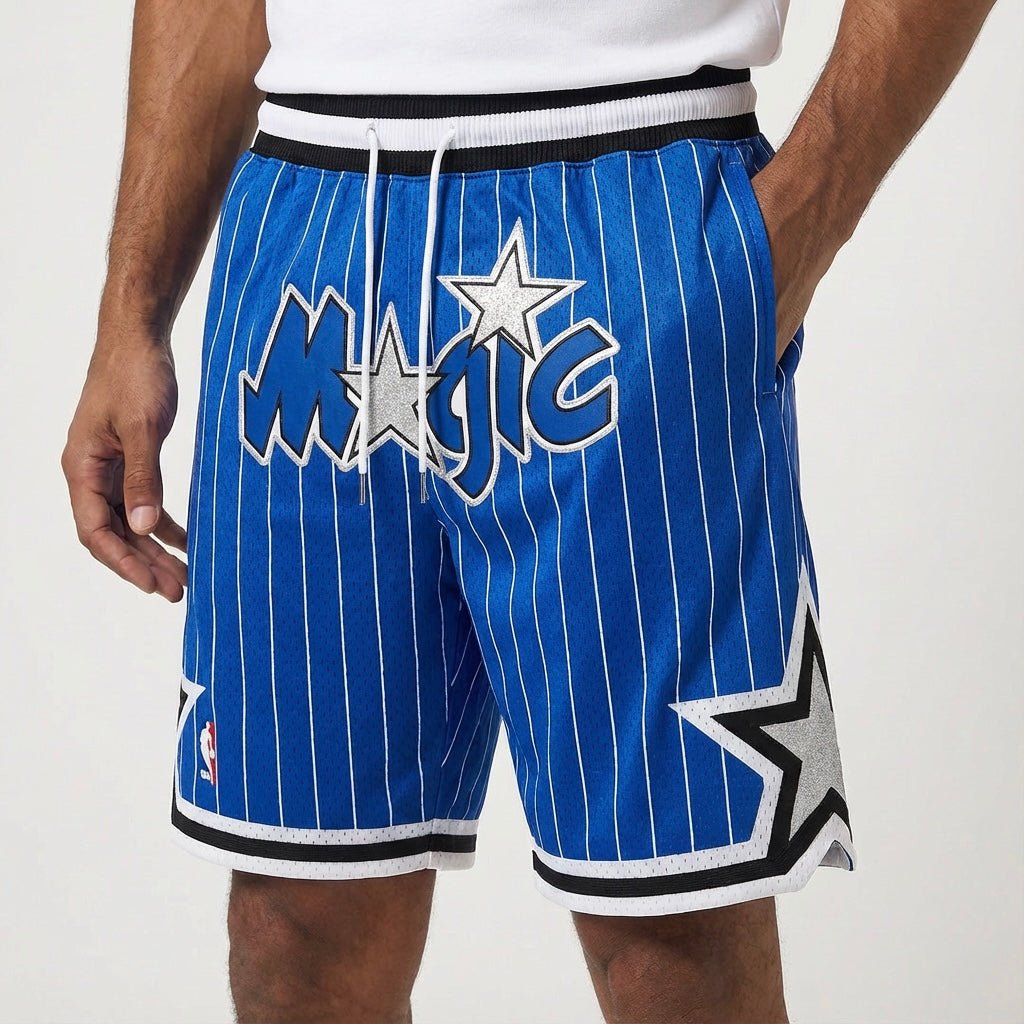 מכנסיי ג׳אסט דון אורלנדו מג׳יק בצבע כחול - TheFutbolistaCloset