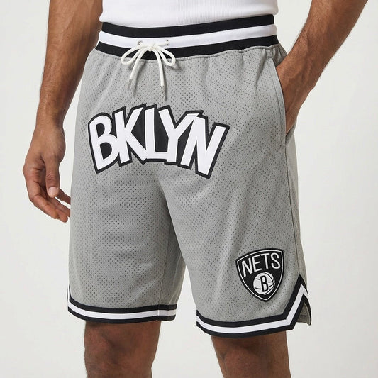 מכנסיי ג׳אסט דון ברוקלין נטס בצבע אפור - TheFutbolistaCloset