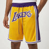 מכנסיי ג׳אסט דון לוס אנג׳לס לייקרס בצבע צהוב סגול