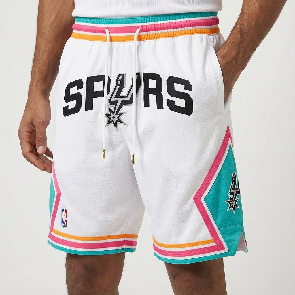 מכנסיי ג׳אסט דון סאן אנטוניו ספרס בצבע לבן - TheFutbolistaCloset