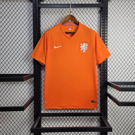 Netherlands 2014 Home Shirt - TheFutbolistaCloset