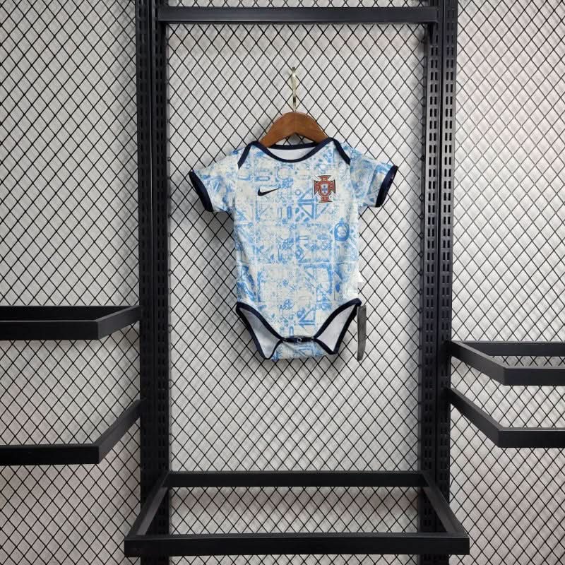 Portugal Euros 2024 Away Babies Body Shirt - TheFutbolistaCloset