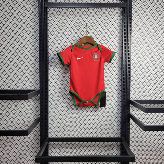 Portugal Euros 2024 Home Babies Body Shirt - TheFutbolistaCloset
