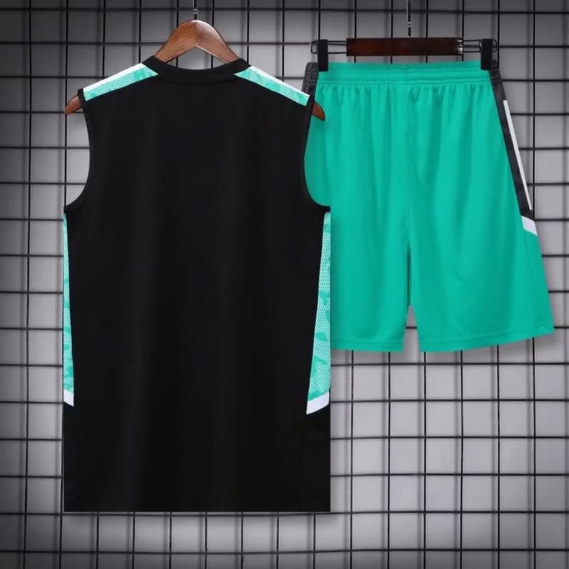 Real Madrid 22/23 Black Light Blue Training Shirt - TheFutbolistaCloset